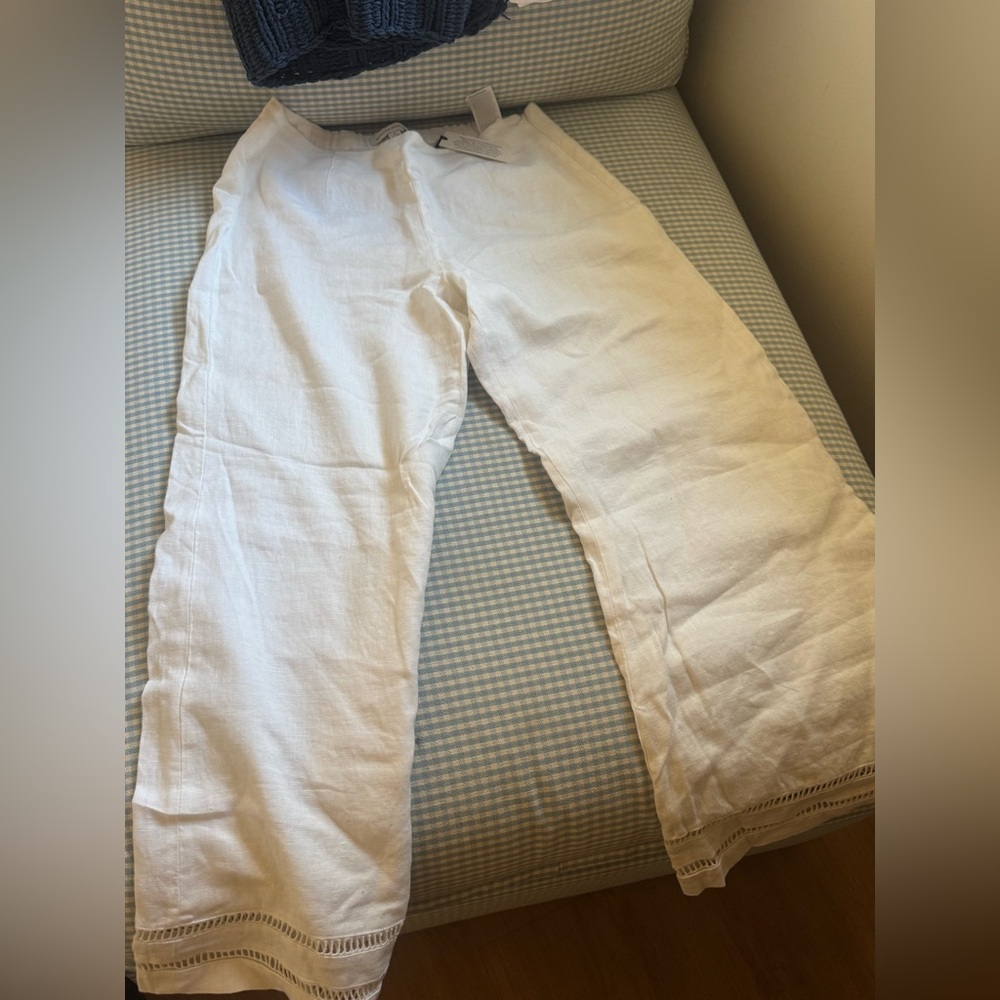 100% linen pants - banana republic - nwt